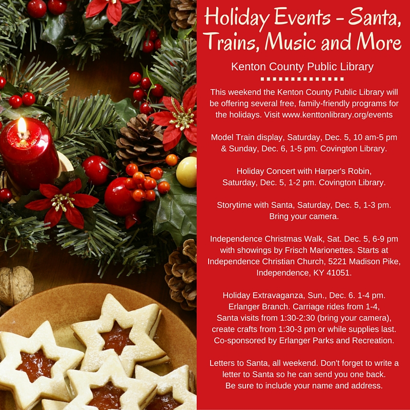 Holiday Events - Santa, Trains, Music and More