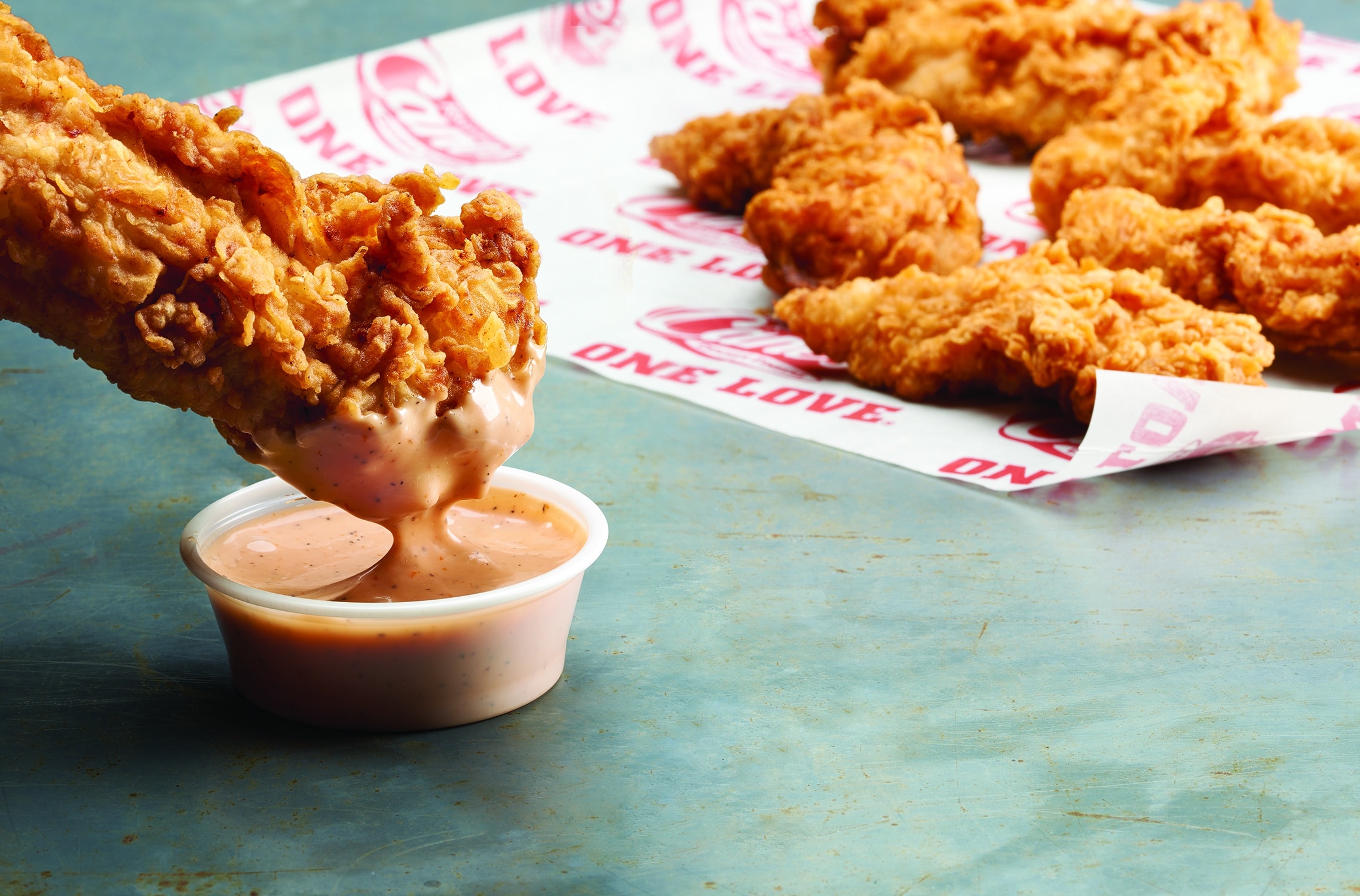 Chicken Finger Dunking 1