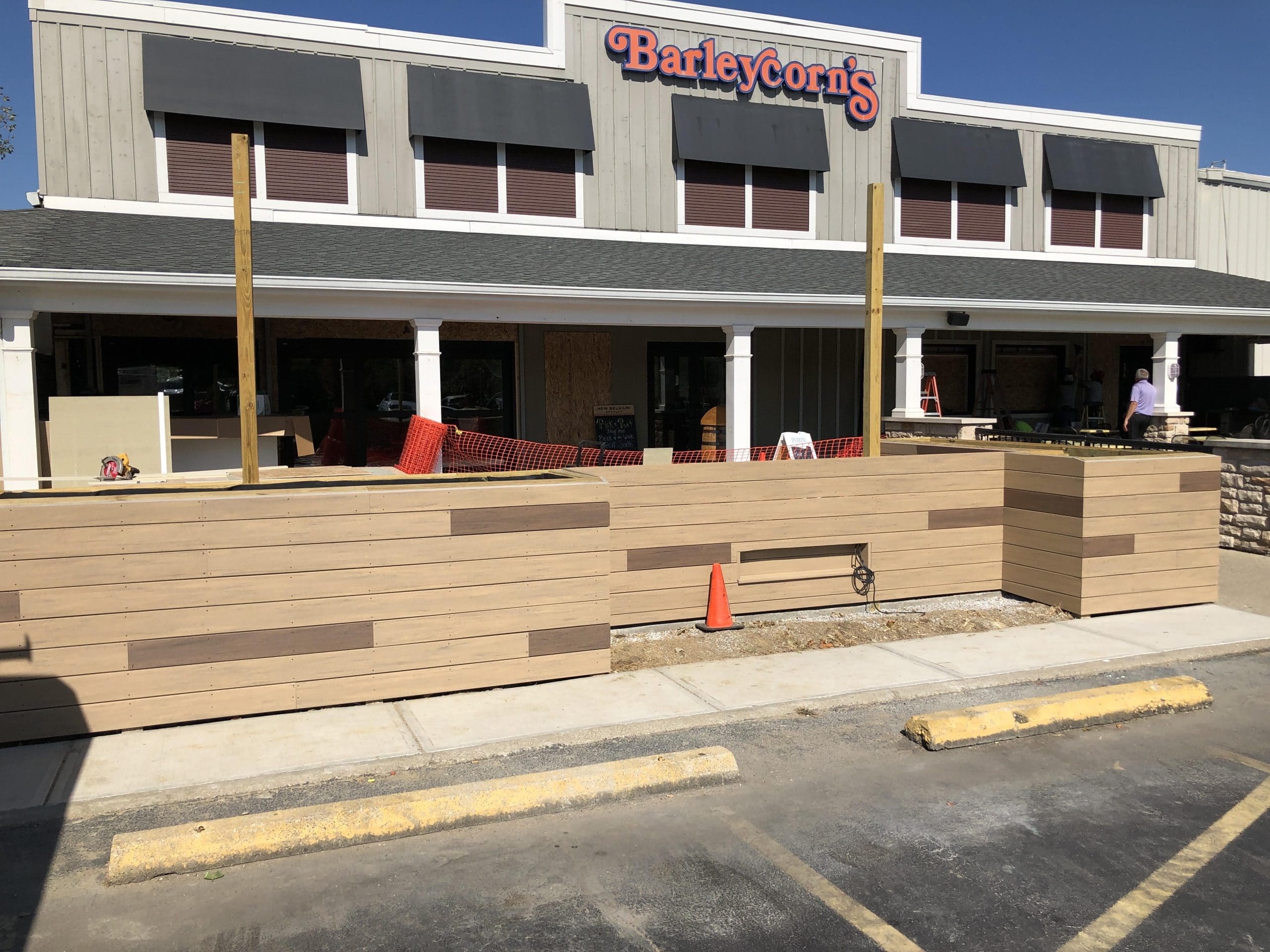 Barleycorn's patio