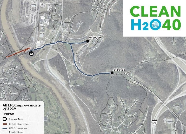Licking River Siphon Improvements Map