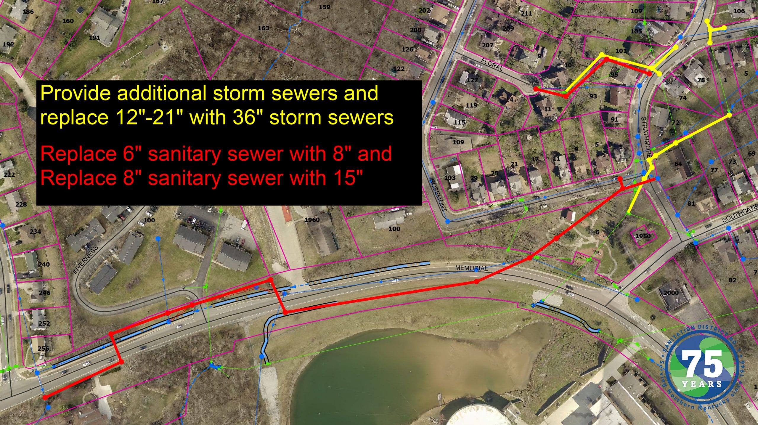 Strathmore Project Map