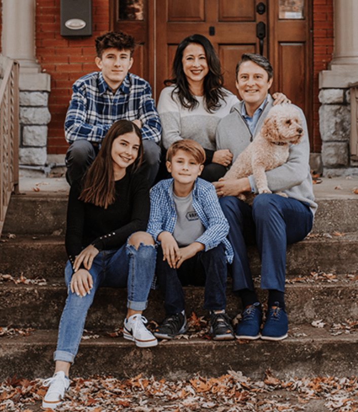 Matt Lehman and family
