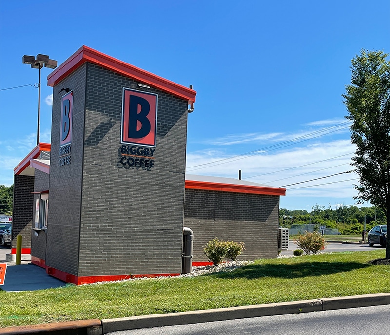 Biggby Coffee building in Erlanger KY